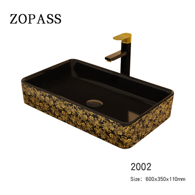 fregaderos de cerámica rectangulares del cuarto de baño del lavabo sanitario de las mercancías de 600*350*110m m