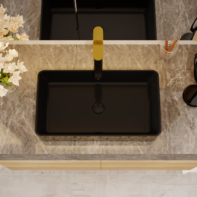 fregaderos de cerámica rectangulares del cuarto de baño del lavabo sanitario de las mercancías de 600*350*110m m