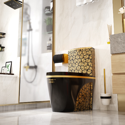 Sistemas sanitarios del cuarto de baño de las mercancías del retrete de una pieza de Siphonic del ahorro del agua