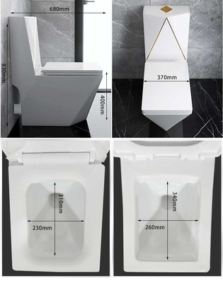 Cuadrado Diamond Sanitary Ware Toilet