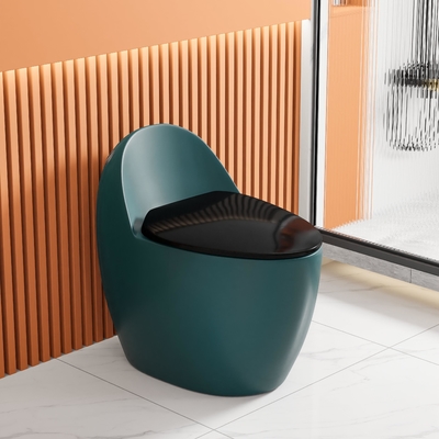 Trampa formada huevo verde ADA Comfort Height Toilet Siphon Jet Flushing de S
