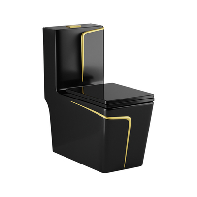 Esmalte brillante mezcla de lujo Pit Spacing del retrete de la cómoda de 1 pedazo 220m m