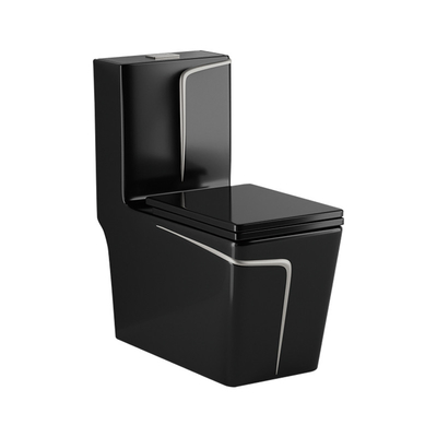 Esmalte brillante mezcla de lujo Pit Spacing del retrete de la cómoda de 1 pedazo 220m m