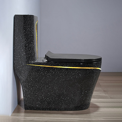 Estructura de una pieza dual de la taza del inodoro del WC del índice de corriente que limpia con un chorro de agua 3L 6L