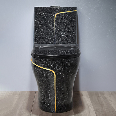 Estructura de una pieza dual de la taza del inodoro del WC del índice de corriente que limpia con un chorro de agua 3L 6L