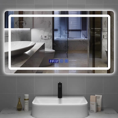 el cuarto de baño cuadrado del rectángulo LED de 5m m duplica el tipo montado en la pared de 3 colores