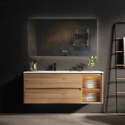 Gabinetes de cuarto de baño de madera sólidos de la corrosión anti