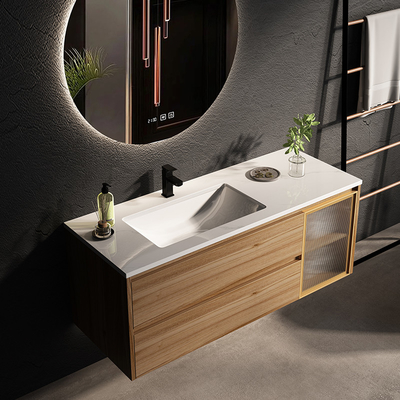 Gabinetes de cuarto de baño de madera sólidos de la corrosión anti