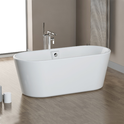 No tina oval libre de acrílico de Whirlpool para la impregnación del cuerpo adulto