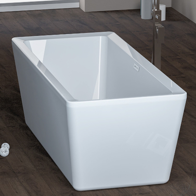 Modelo libre Larger Space de la bañera 3D del cuadrado de acrílico durable