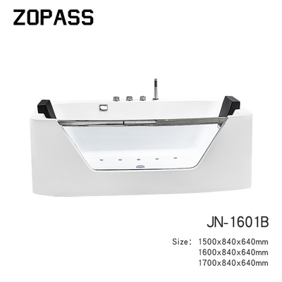 Masaje doble de la persona de Whirlpool 2 de las bañeras derechas libres de la longitud el 1.7m