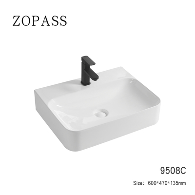 La encimera montó el lavabo sanitario de las mercancías para el cuarto de baño casero del hotel