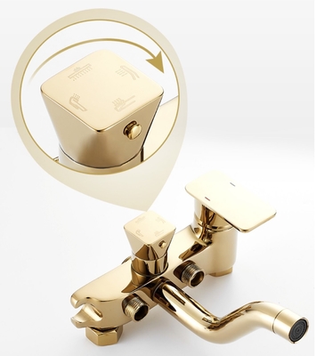 De la ducha sanitaria de 304 sistema de lujo de acero inoxidable del cuarto de baño del oro mercancías