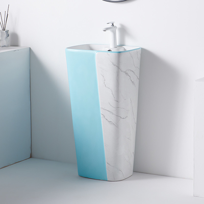 Fregadero sanitario de la vanidad del buque del pedestal del lavabo de las mercancías del cuarto de baño libre