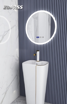 Lavado a mano permanente de las mercancías del pedestal de la trampa de la trampa S de P del piso sanitario del lavabo