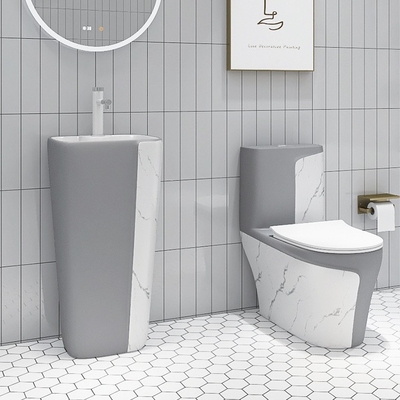 pedestal sanitario rectangular del lavabo de las mercancías para el hogar del hotel del cuarto de baño