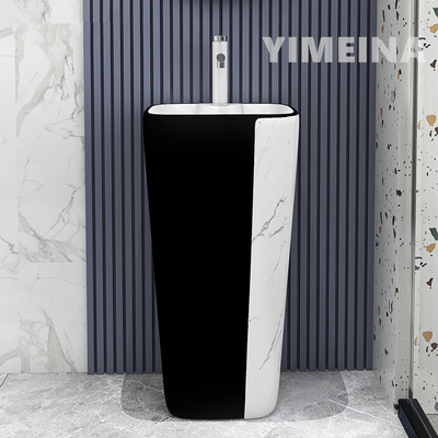 pedestal sanitario rectangular del lavabo de las mercancías para el hogar del hotel del cuarto de baño