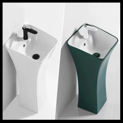 Lavabo permanente libre sanitario del lavabo 12L de las mercancías del pedestal del cuarto de baño
