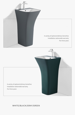 Lavabo permanente libre sanitario del lavabo 12L de las mercancías del pedestal del cuarto de baño