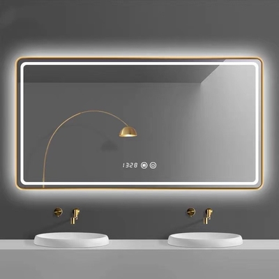 El cuarto de baño montado en la pared del LED duplica la pantalla que despeja la niebla para las compras de la TV