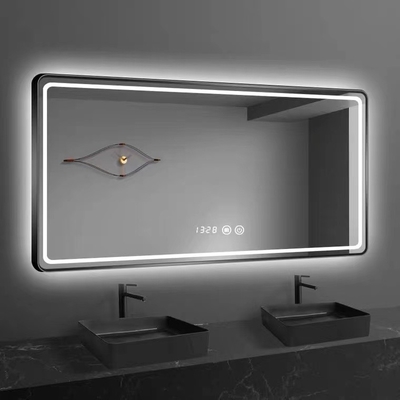 El cuarto de baño montado en la pared del LED duplica la pantalla que despeja la niebla para las compras de la TV